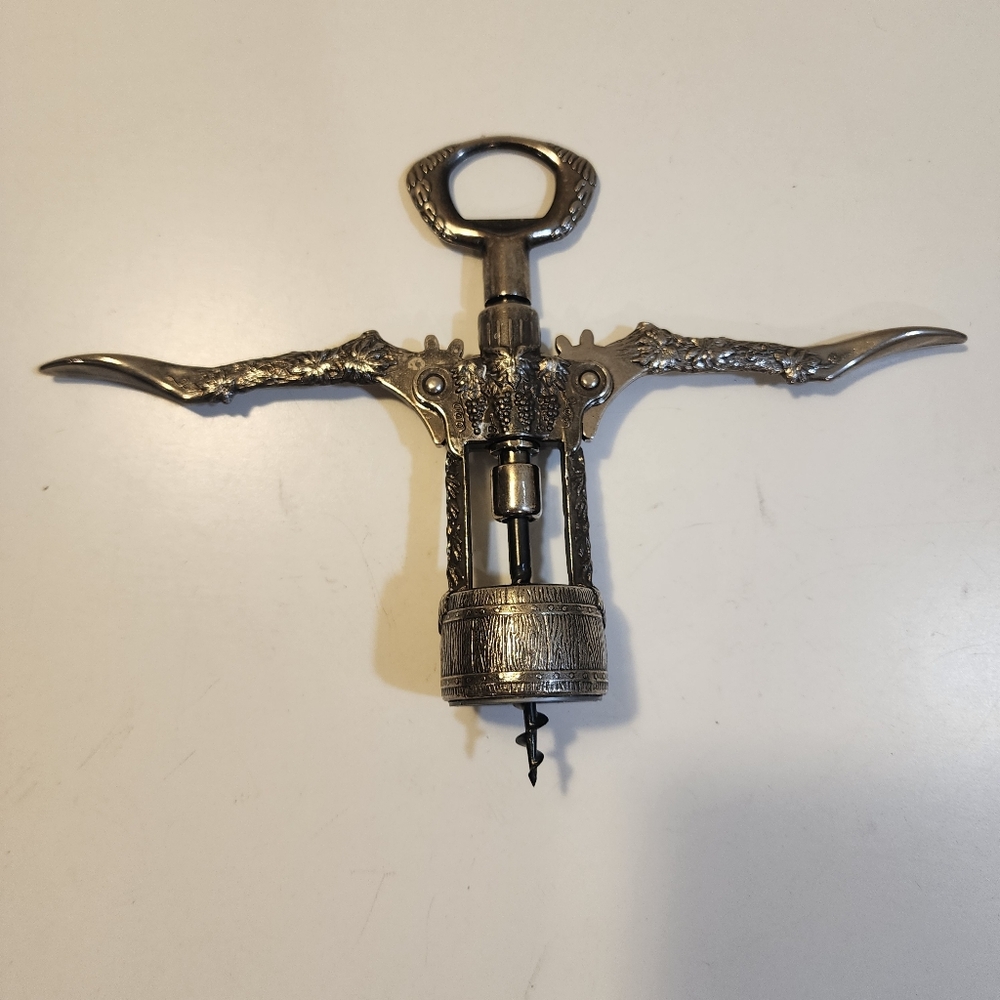 Vintage Silver Winged Corkscrew
